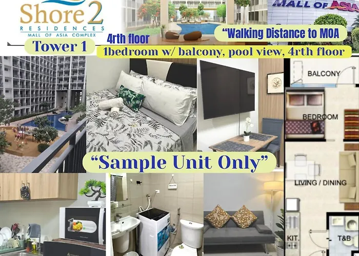 Shore Residences Staycation At Pasay Walking Distance To Mall Of And Airport Manila